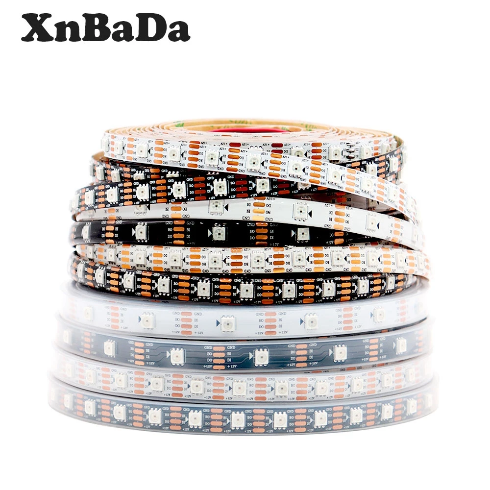DC12V WS2815(WS2813 обновление) индивидуально адресуемых RGB светодиодные полосы пикселей