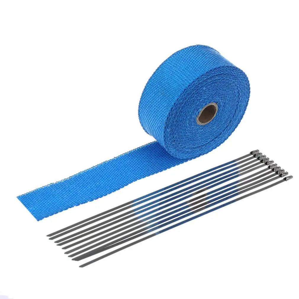 Мотоциклетная Передняя выхлопная труба термоизоляционная лента для теплового