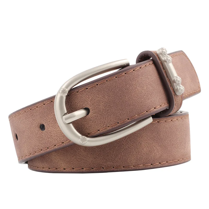 Винтажный женский ремень из искусственной кожи для джинсов роскошный модный