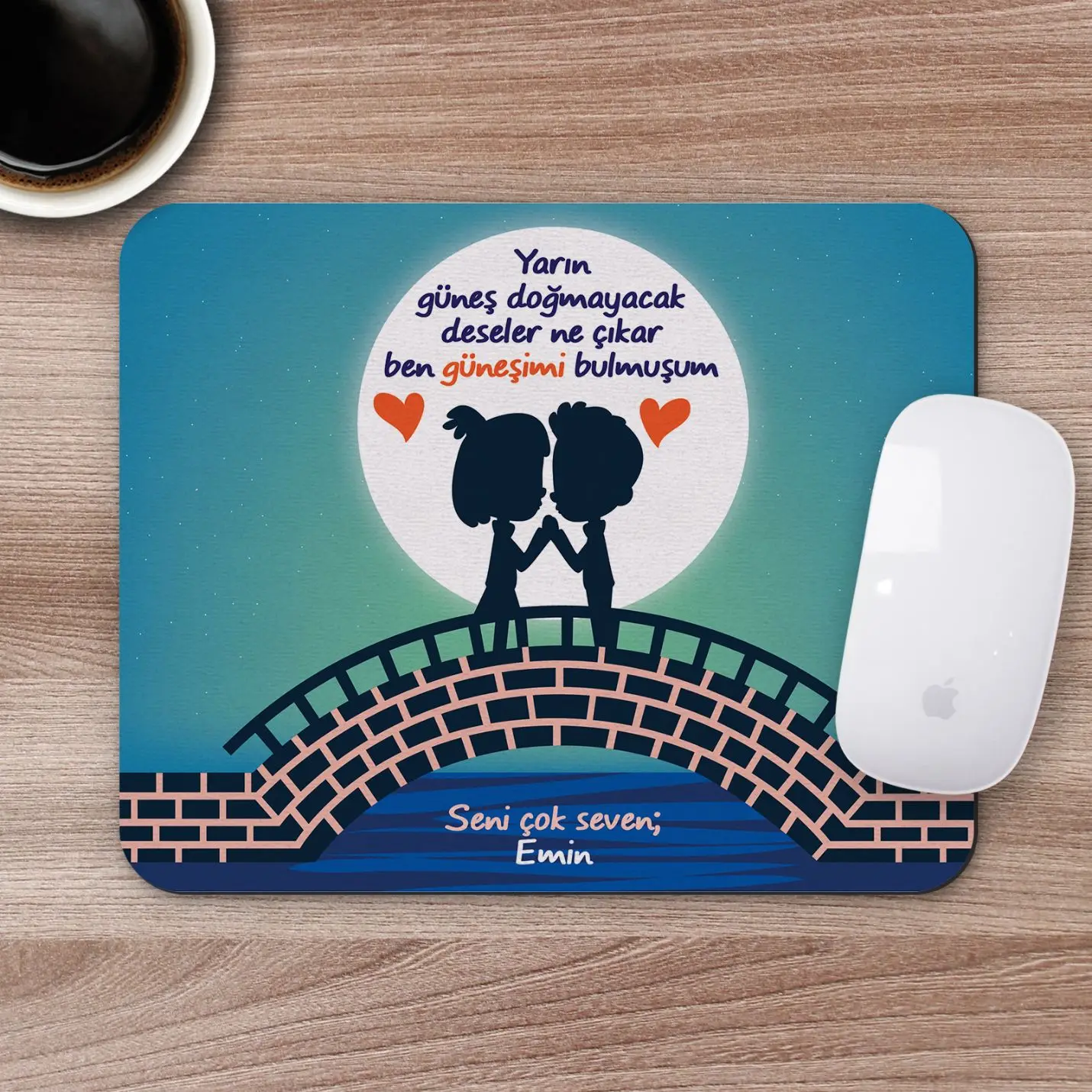 

Personalized Romantic Design Mousepad - R5