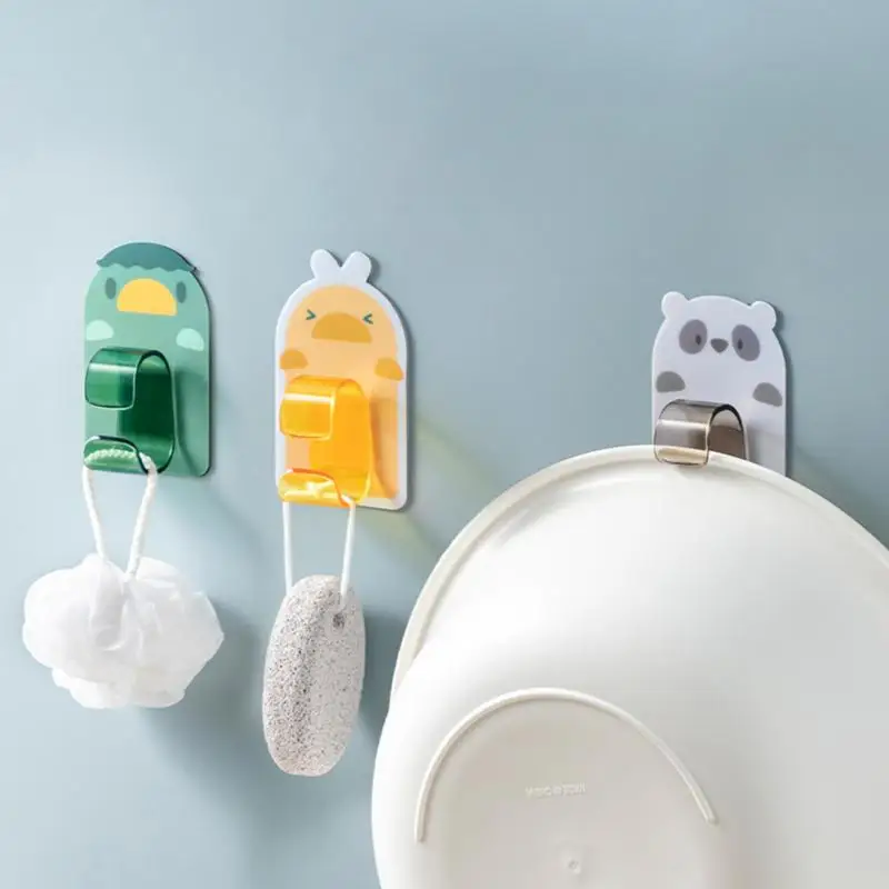 

Self-adhesive Wall Hanging Storage Rack Bathroom Space Saving Traceless Hook Household Sundries Kitchen Accessories Organizer