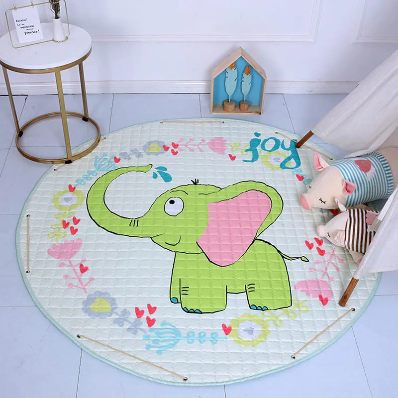 Мультфильм животных лиса кролик сова детские игровые коврики ползающий ребенок