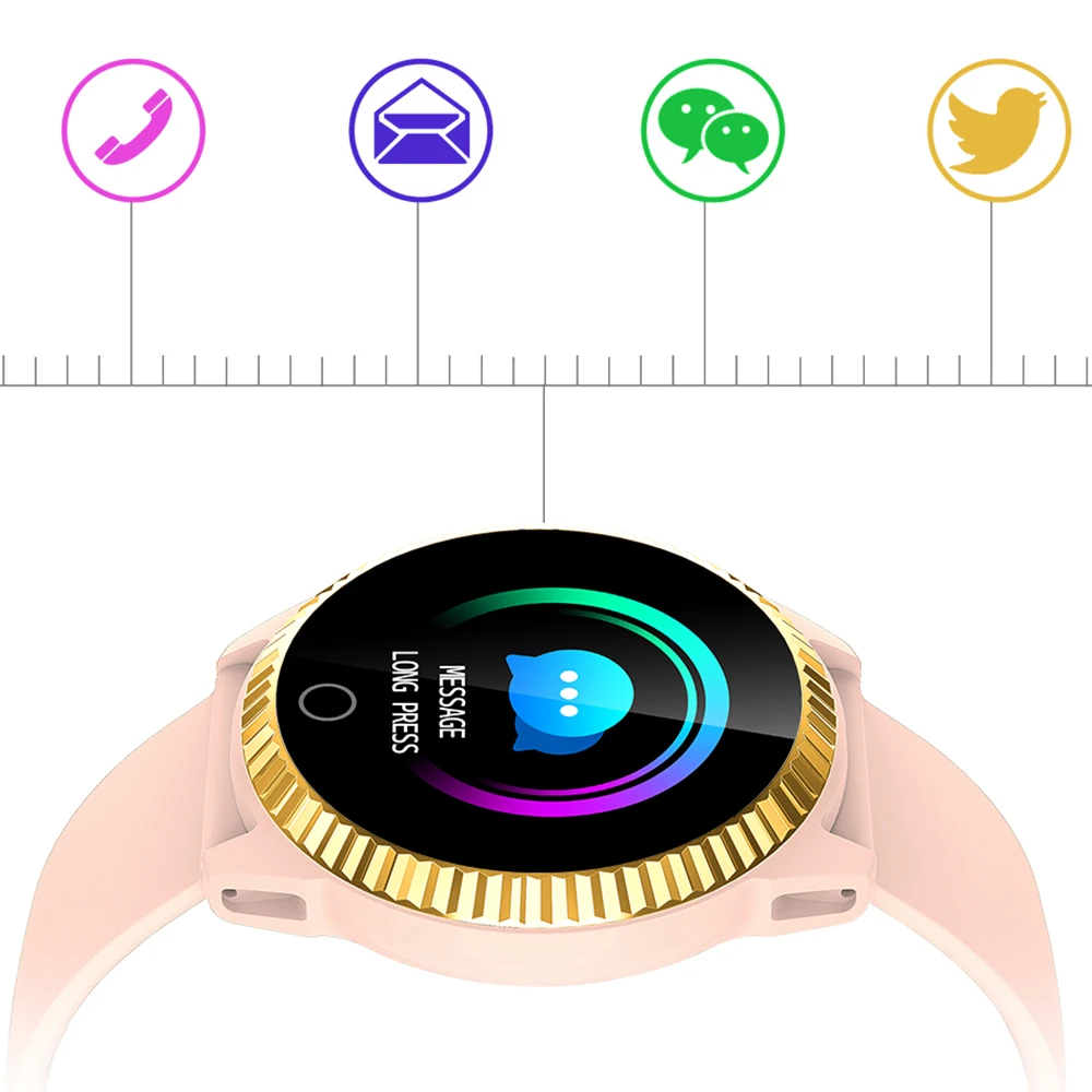 

2020 New Smart Watch Call Reminder Heart Rate Monitor Fitness Tracker Sleep Management Men Women C19 Smart Band Silica Gel Sport