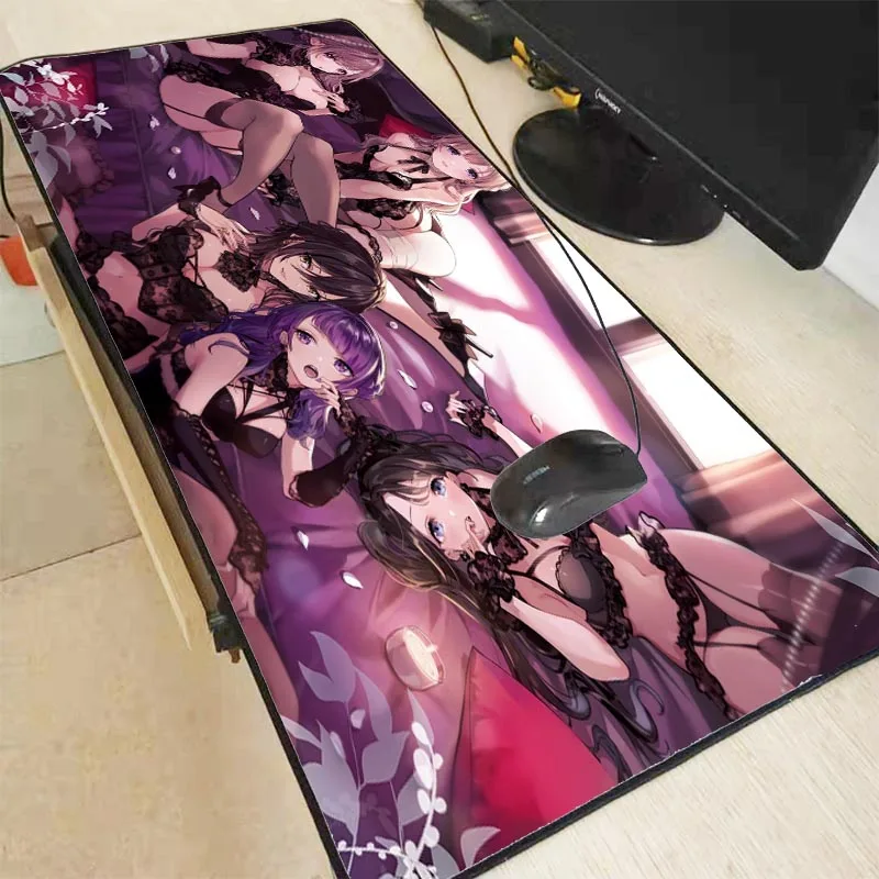 

XGZ 30X60CM Sexy Girl Breast Large Gaming Mouse Pad Locking Edge Keyboard Mouse Mat Gaming Desk Mousepad for CS GO LOL Dota Game
