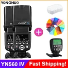Вспышка для камеры Yongnuo YN560IV YN560 IV 2,4 ГГц для Canon 80D 90D 6D 5D 450D 250D Nikon Olympus DSLR YN560III II обновление