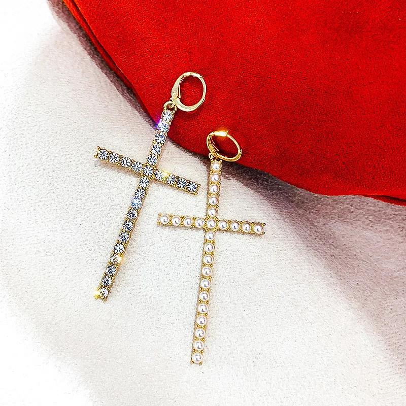 Женские серьги-подвески с искусственным жемчугом Zoeber висячие серьги в стиле панк