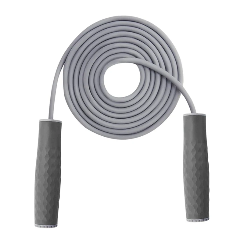 

Утяжеленная Скакалка, скакалка (1 фунт), силиконовые ручки, Скакалка с регулируемой длиной, скакалка