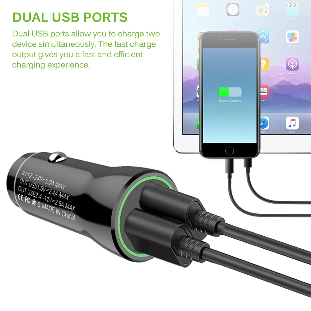 Зарядное устройство с двумя usb портами Быстрая зарядка FN001 высокое качество