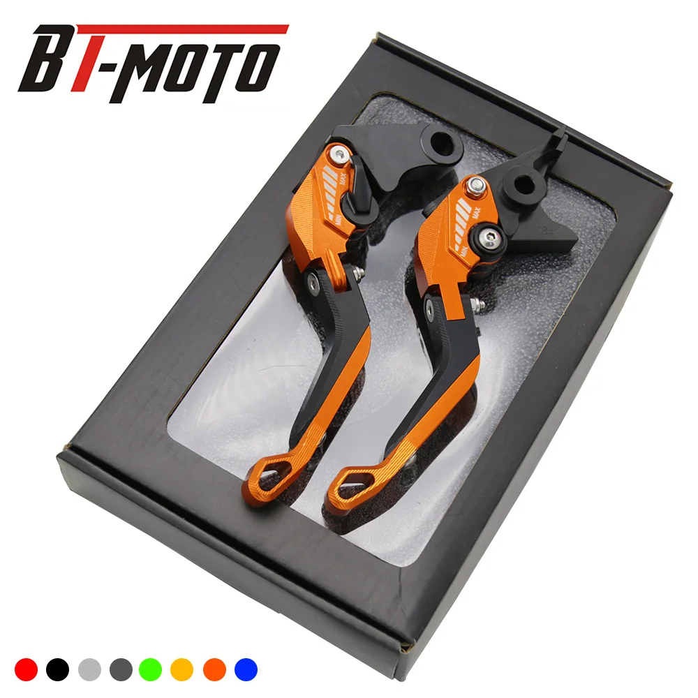 

Motorcycle 5D Folding Brake Clutch Levers 3D Extendable Tie Rod Customizable LOGO For Kawasaki H2 / H2R 2015 2016 2017 2018