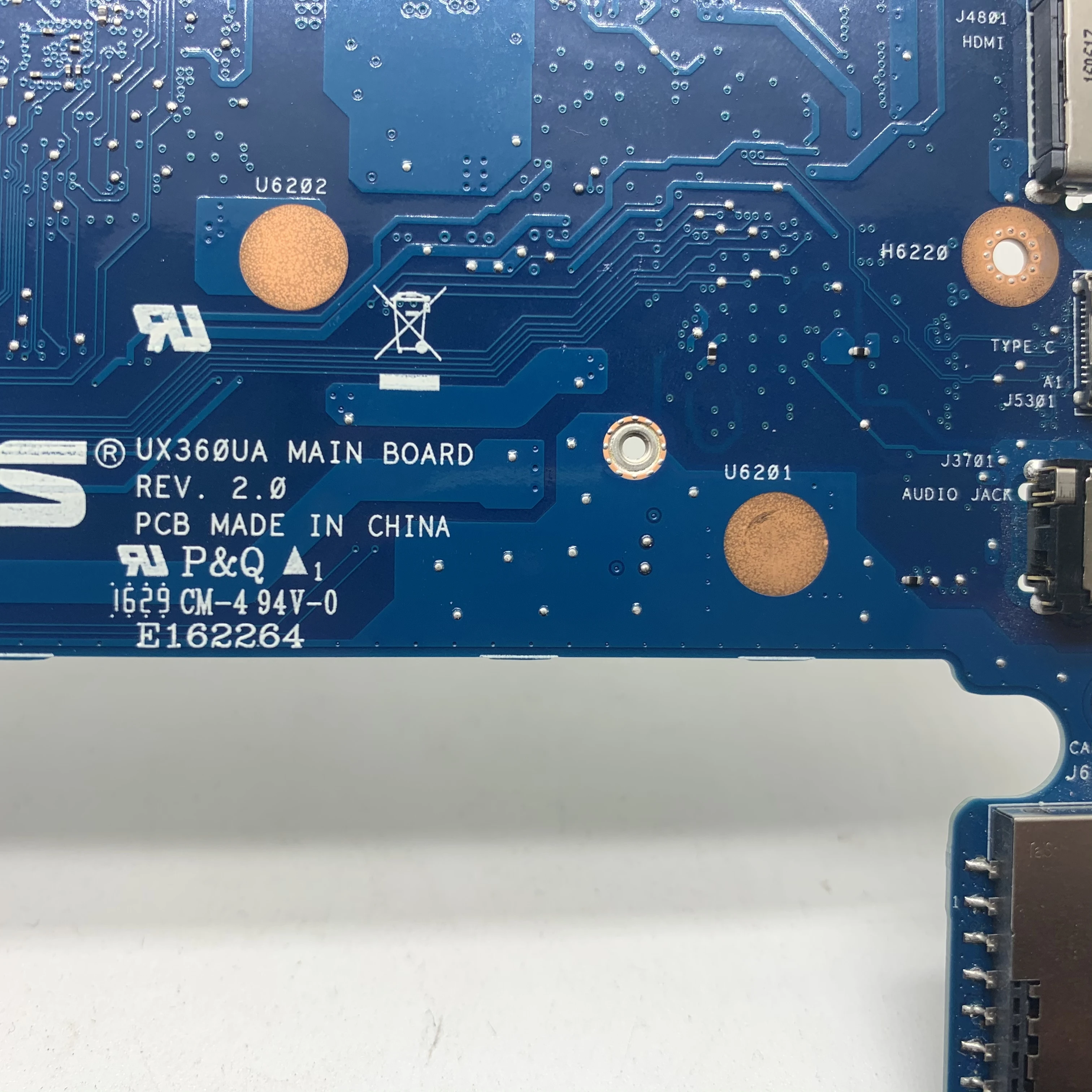 KEFU UX360UAK для ASUS UX360U UX360 UX360UA материнская плата ноутбука I7 7500U 4 Гб RAM Test GM Материнская