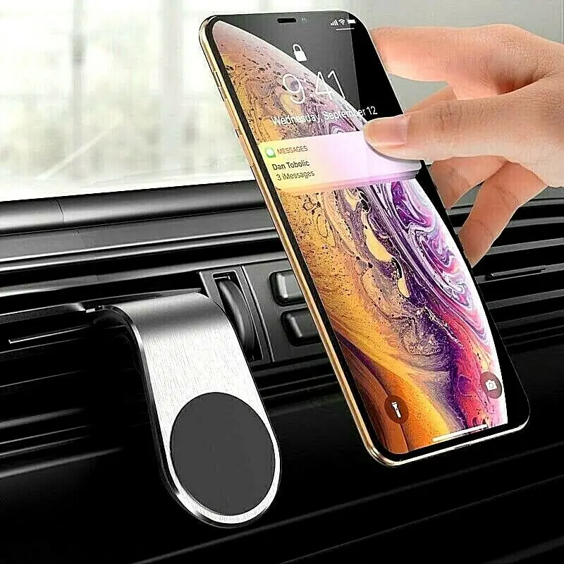 Новый металлический магнитный автомобильный держатель для телефона