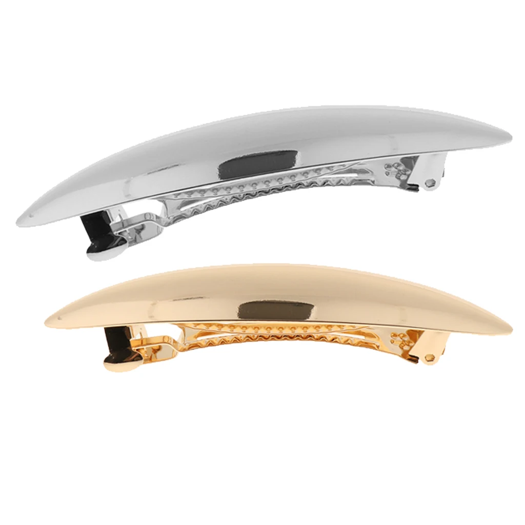 Элегантная пружинная Автоматическая заколка для волос крепкая фиксирующая