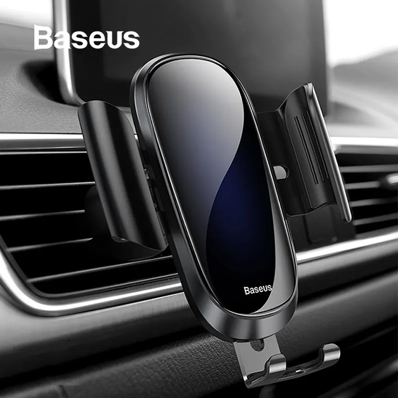 Baseus, универсальный автомобильный держатель для телефона для iPhone X, 8, 7, 6, samsung, S9, автомобильный держатель для телефона на вентиляционное отверстие, подставка, держатель для смартфона