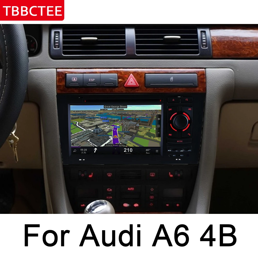 Для Audi A6 4B 4F 1998 ~ 2006 MMI навигация мультимедийный плеер IPS Android автомобильный DVD GPS HD