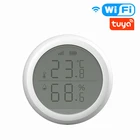 Датчик температуры и влажности при падении с ЖК-дисплеем, работает с TuYa ZigBee хаб аккумуляторный, работает с умным домом