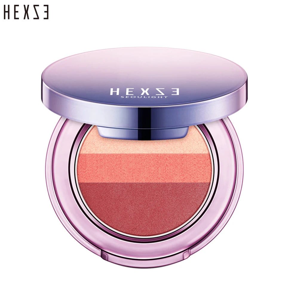 Hexze женские мини 3 цвета Тени для век Крем Косметика Шиммер тени Долговечный