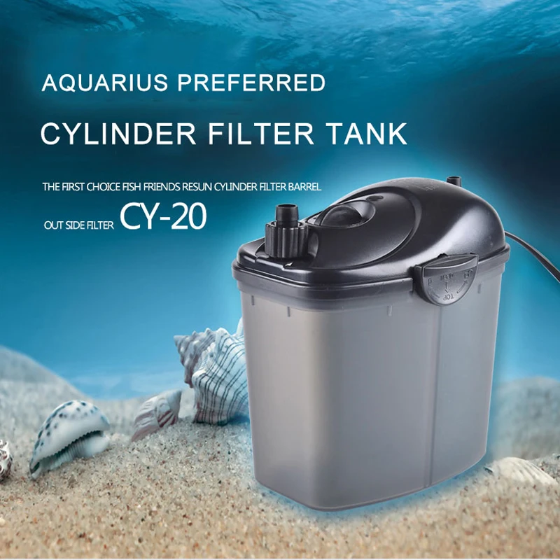 

3W Fish Tank Filter Bucket Aquarium Filter External Mute High Performance Water Pump 220V-240V Aquarium Accessories