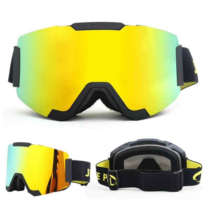 

Magnetic Ski Goggles with Quick-Change Lens and Case Set 100% Protection Anti-fog Snowboard Goggles for Men & Women