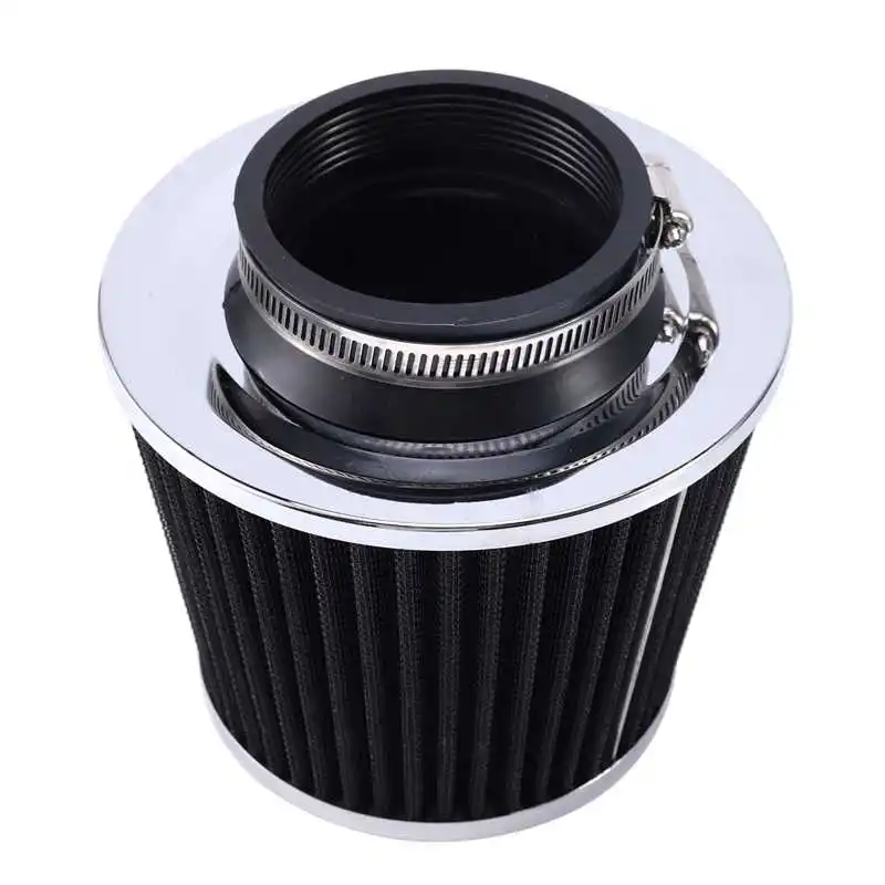 

Car Modification Universal Aluminum Alloy Intake Pipe Car Air Intake Filter Large Flow Intake Mushroom Head Set