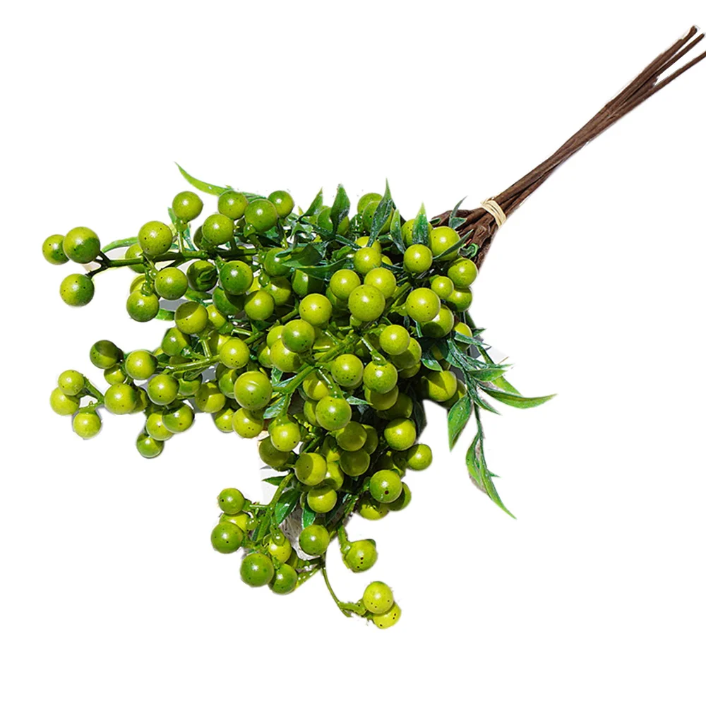 1 букет искусственных ягод цветок листья искусственные цветы домашний Свадебный