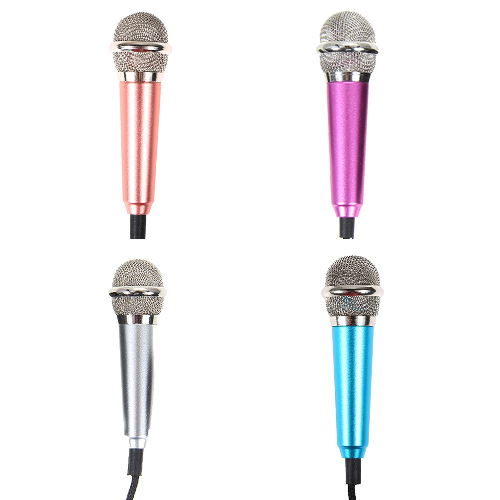 Проводной мини микрофон с аудиоразъемом 3 5 мм портативный конденсаторный стерео