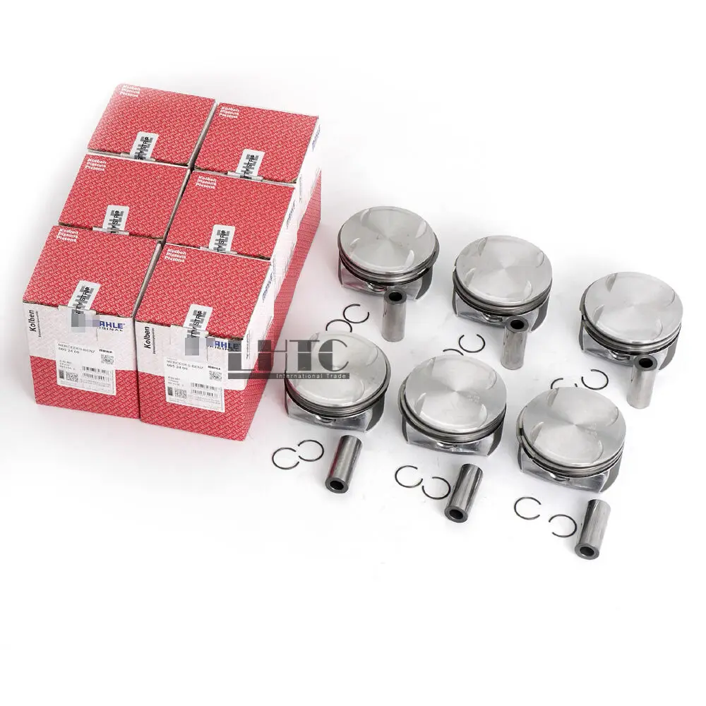 

6x Made in Germany By MAHLE Piston & Ring 92.9mm Φ22mm 2720304317 For Mercedes-Benz CLK350 C350 E350 GLK350 3.5 M272