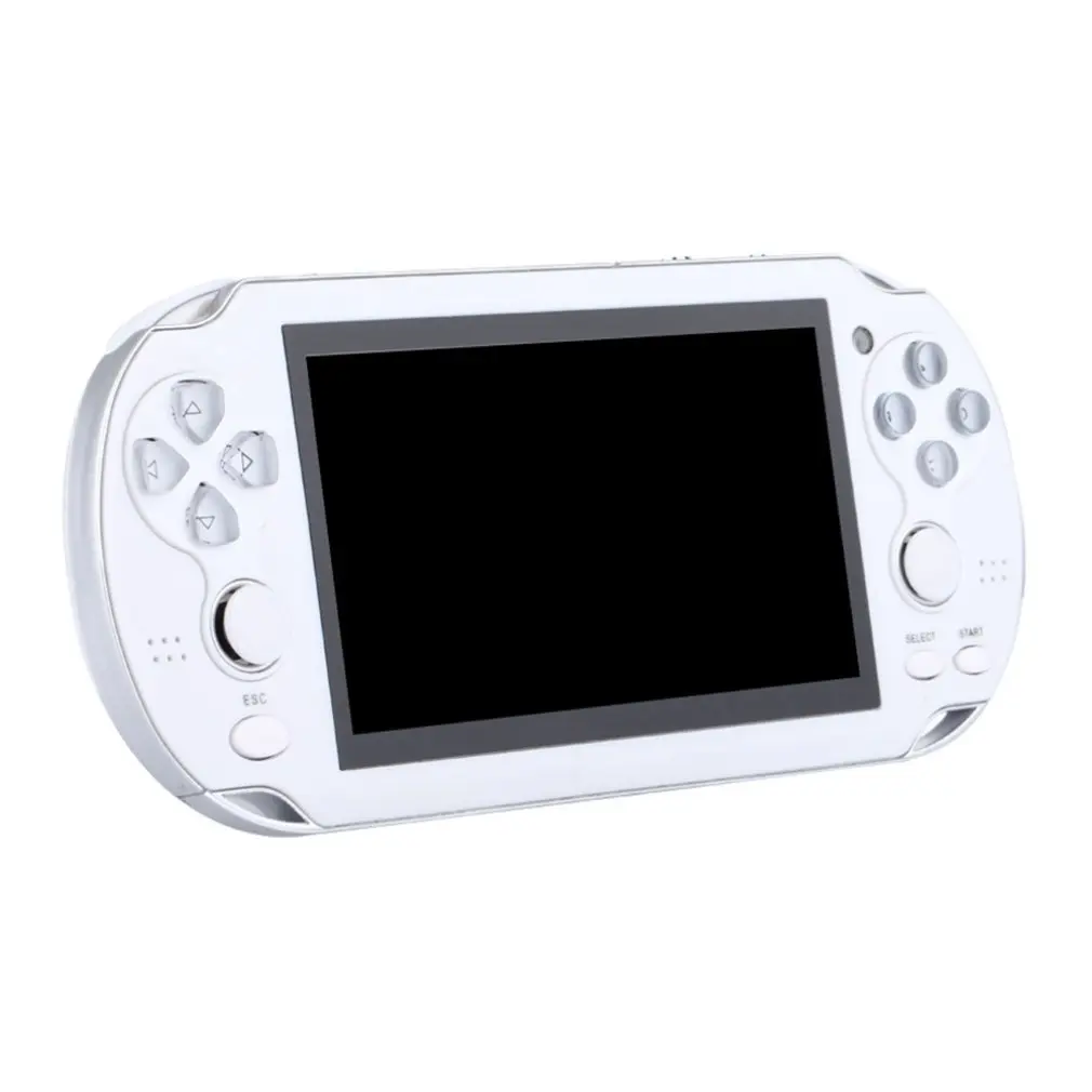 white 4,3 дюймов для Psp двойной рокер портативная игровая консоль ностальгическая Классическая игровая машина 8 г Память Ретро Аркада - Цвет: white