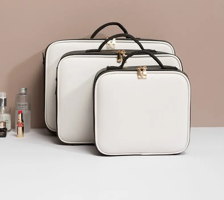 2020New органайзер для профессионального макияжа косметичка Bolso Mujer косметичка PU большой емкости чехол для хранения Чемодан с множеством отсеков