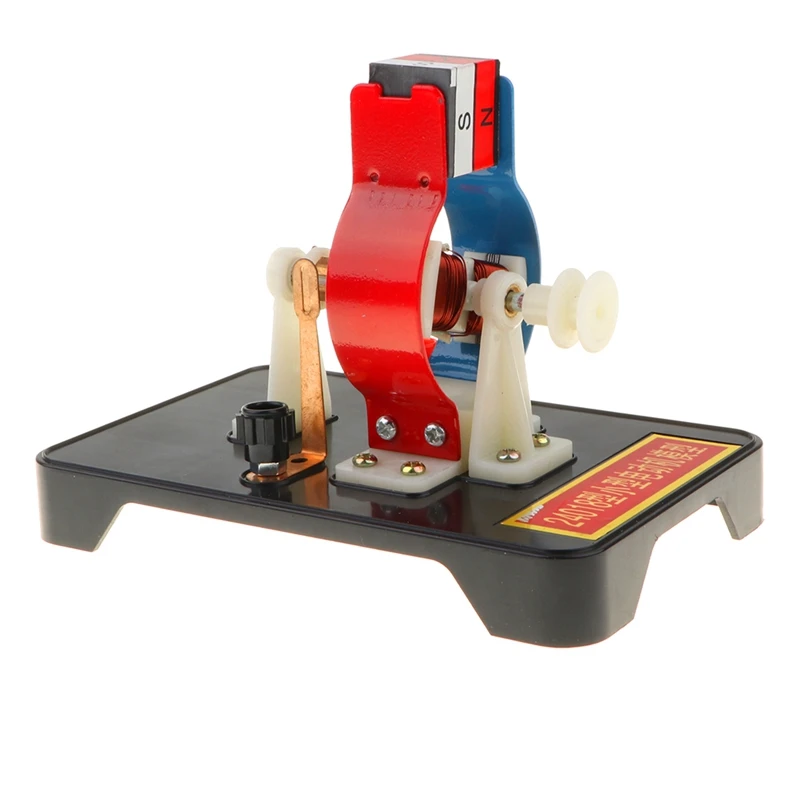 Diy простой электродвигатель постоянного тока Модель собрать комплект для детей