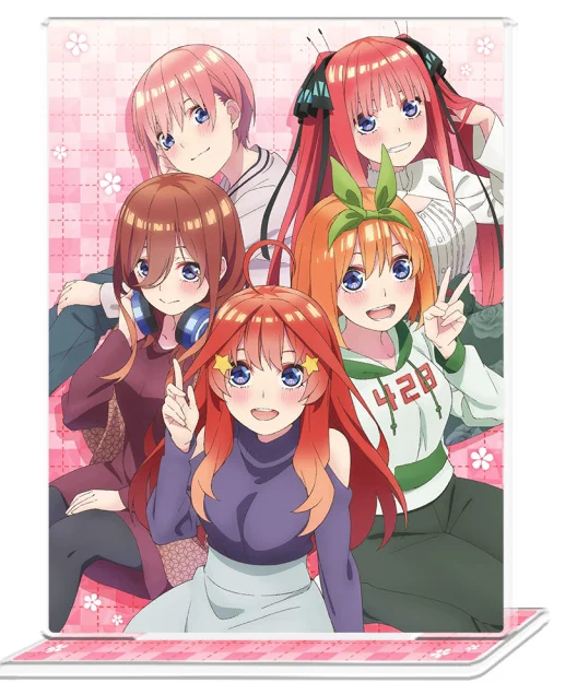 

Anime The Quintessential Quintuplets Nakano Ichika Miku Acrylic Stand Figure Model Plate Cosplay Desk Decor Colorful background