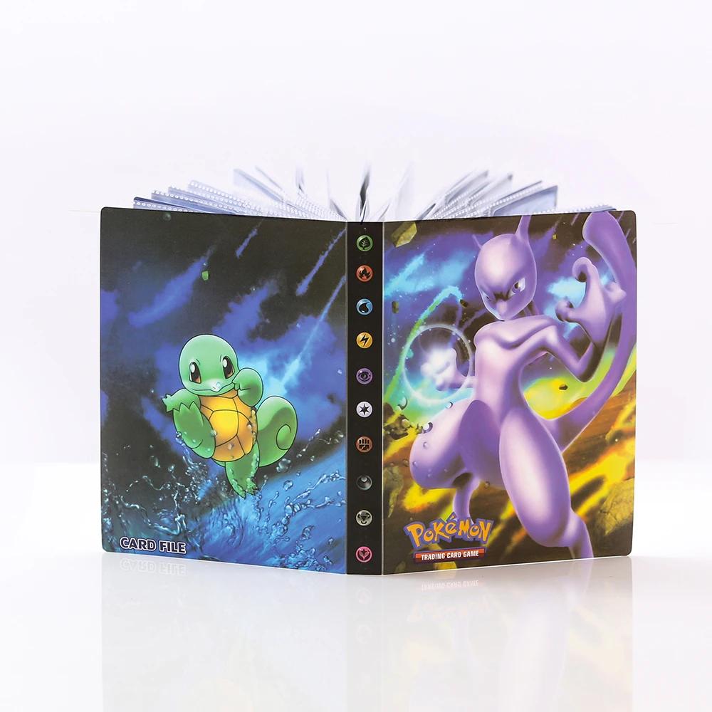 

240pcs Characters Card Collection Notebook Game Playing Album Pokemones Cards Holder Novelty Gift for Kids Anime Collectibles