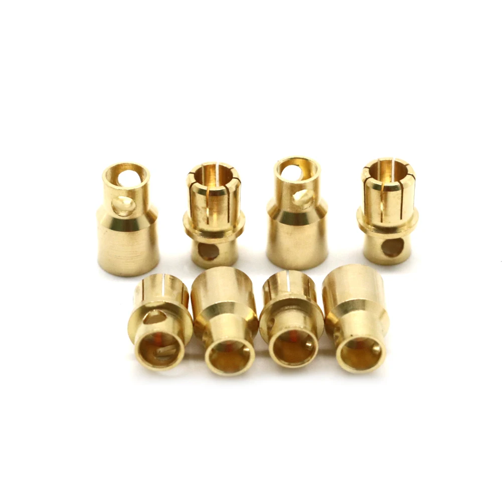 5 pairs AMASS 8.0mm Banana golden Plug Connector male female ESC Motor plug for RC Car/Trunk/Drone | Игрушки и хобби