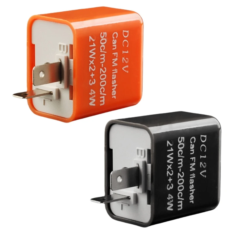 Новый 12V 2 Pin Высокое качество мотоцикл мигалка регулируемый светодиодный