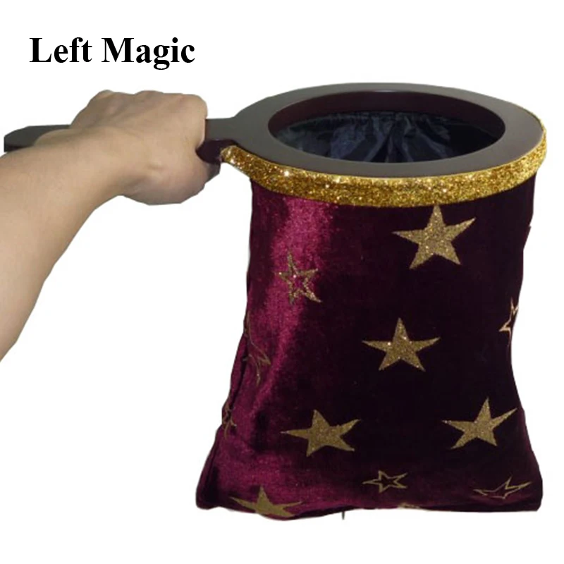 

Deluxe Change Bag Repeat Zipper(Large,Stars,Double Layer) Magic Tricks Stage Gimmick Illusion Comedy Appearing Product Bag Magia