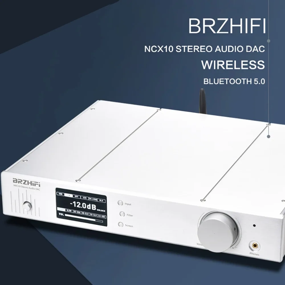 BRZHIFI NCX10 AK4499 USB DAC Bluetooth 5,0 усилитель 2,0 DSD256 HiFi Heaphone усилитель оптического волокна коаксиальный вход