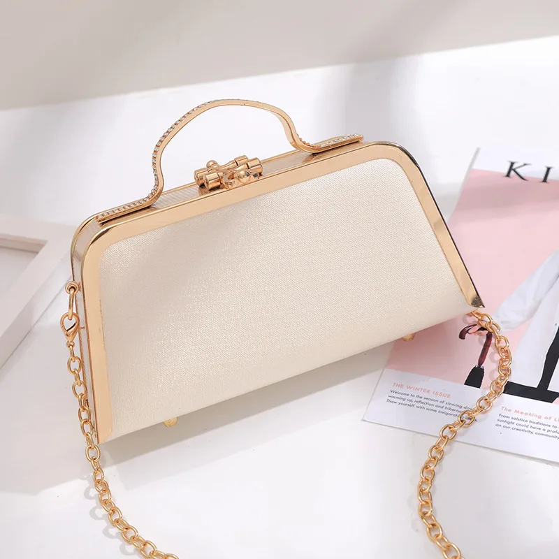 

Women's Bag Luxury Chinese Style Flap Appliques Floral Chains Shoulder Bags Handbag Mini Bag Sublimation Blanks