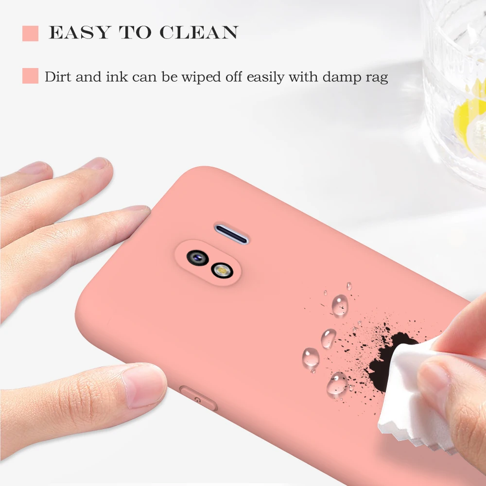 Яркий однотонный Мягкий силиконовый чехол для Samsung Galaxy J3 J4 J6 J7 J8 2018 мягкий матовый