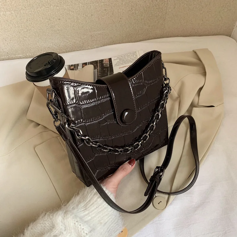 

Bucket bag female bag 2020 new trendy Korean fashion shoulder bag ins wild net red messenger bag