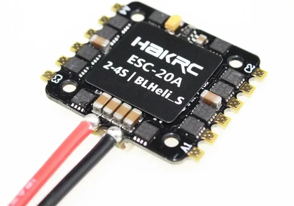 20x20 мм HAKRC 20A BLheli_S BB2 2-4S 4 в 1 бесщеточный ESC поддержка DShot600 для радиоуправляемого дрона FPV Racing F3 F4 F7 F722 F405 FC стек