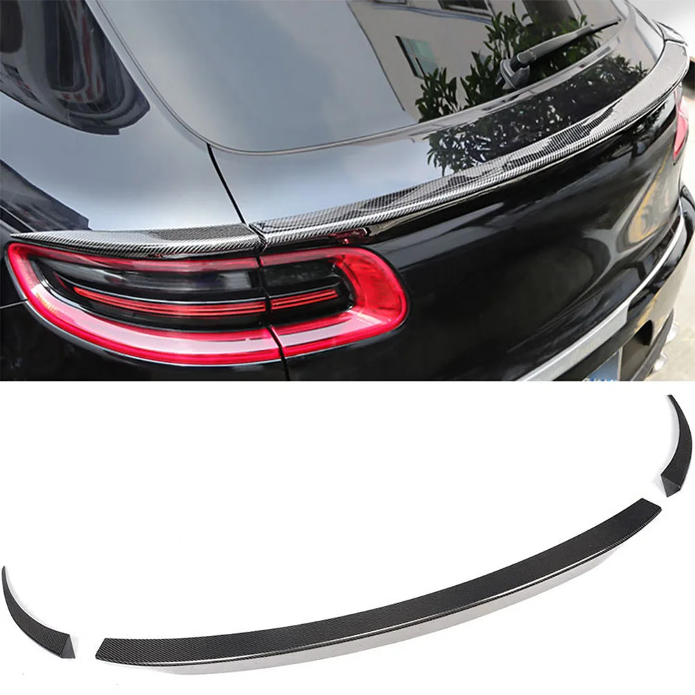 Задний багажник автомобиля из углеродного волокна спойлер для Porsche Macan 2014 2015 2016 2017