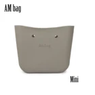 ANLAIBEIER Obag стильная маленькая сумка с круглым вырезом, водонепроницаемая сумка с корпусом из ЭВА, женская модная сумка, прорезиненная силиконовая сумка с запасными частями
