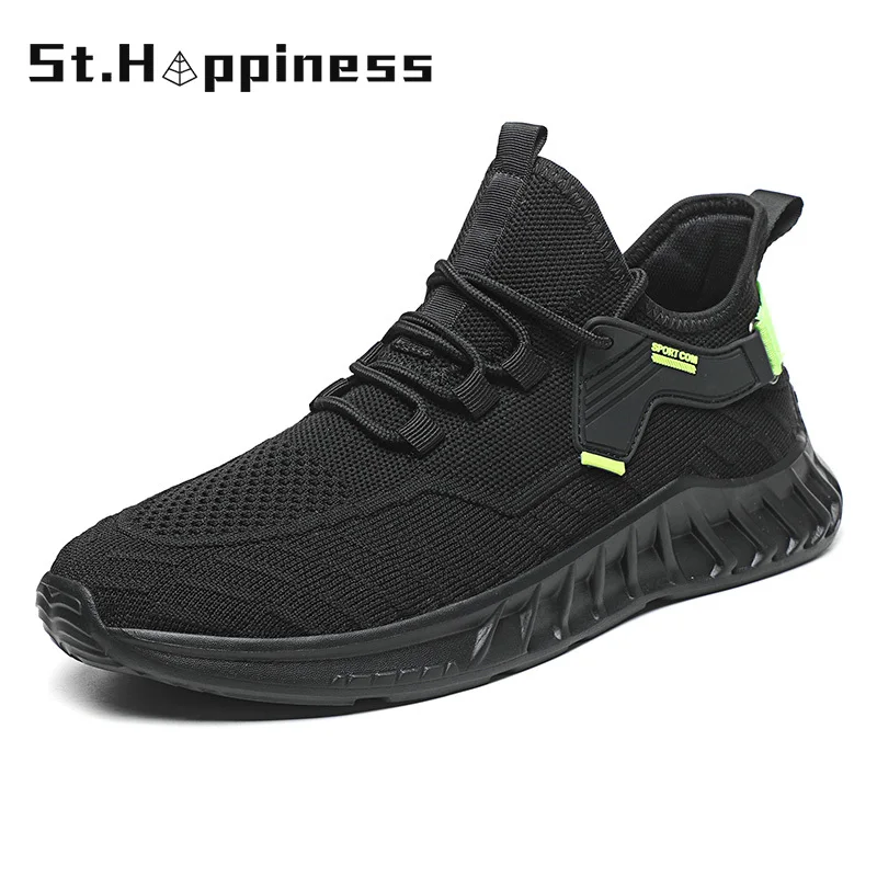 2021 Summer New Men's Sneakers Trend Design Breathable Mesh Running Shoes Fashion Outdoor Casual Hiking Sport Shoes Big Size