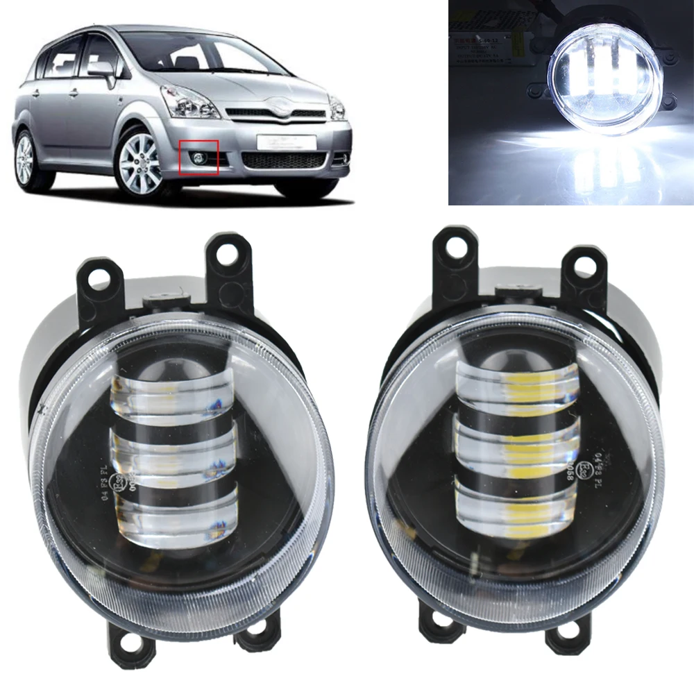 2 шт., светодиодные галогенные лампы для Toyota Corolla Avensis Camry Ractis Verso RAV 4 2003-2014