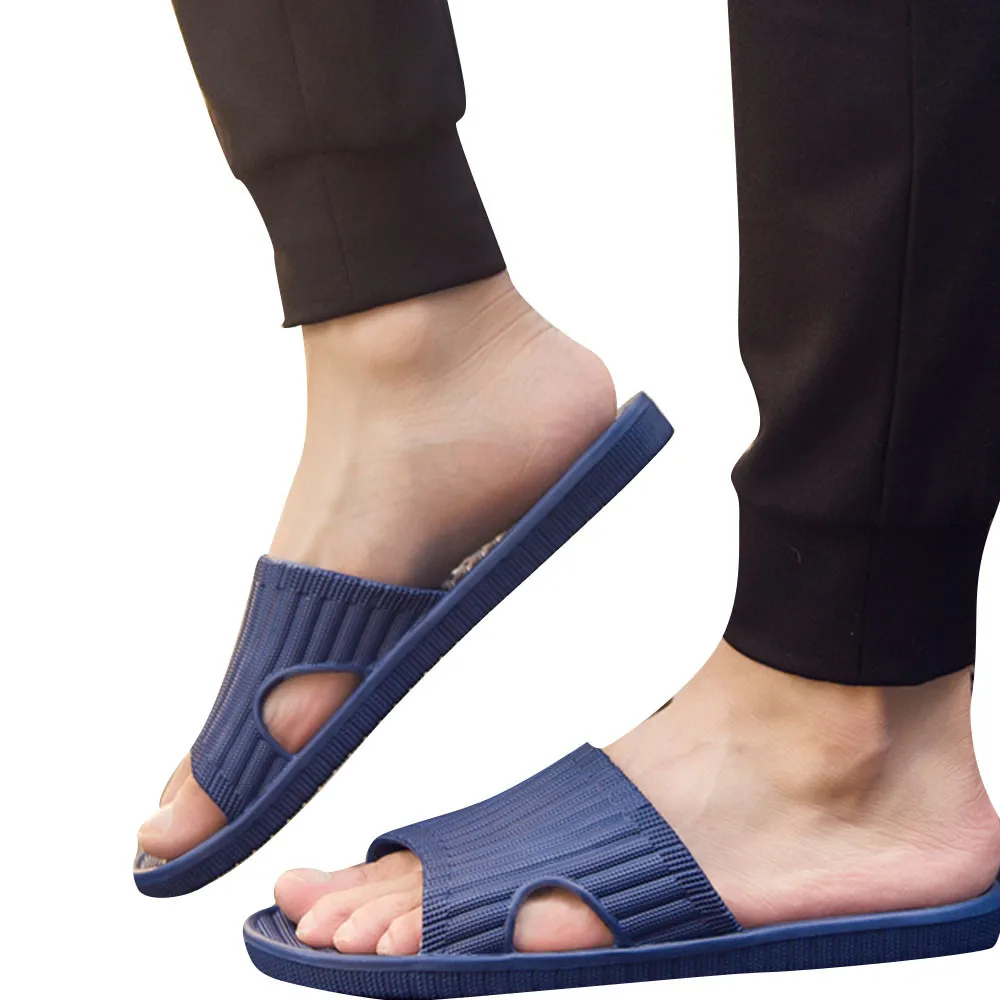 Мужская Летняя обувь Нескользящие шлепанцы сандалии мужские Высококачественные