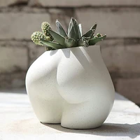 bustbuttocks sculpture vase resin sexy body flower pot living room garden decoration nordic female body art ornament
