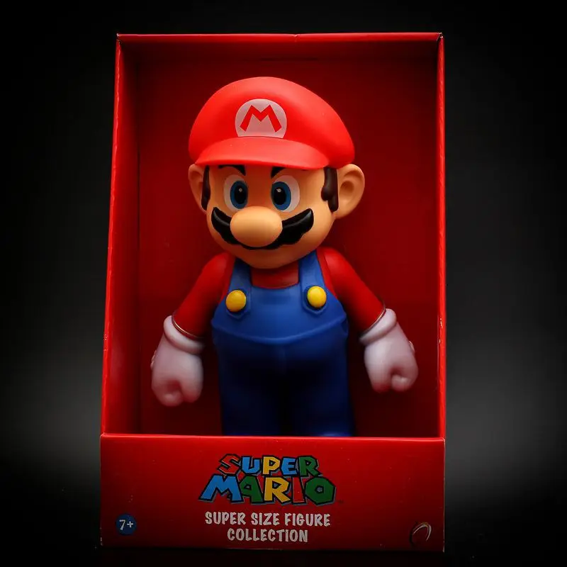 

New package super Mary series super mario23cm Mario Louis yew Princess mushroom man box children's birthday present Toy ornament