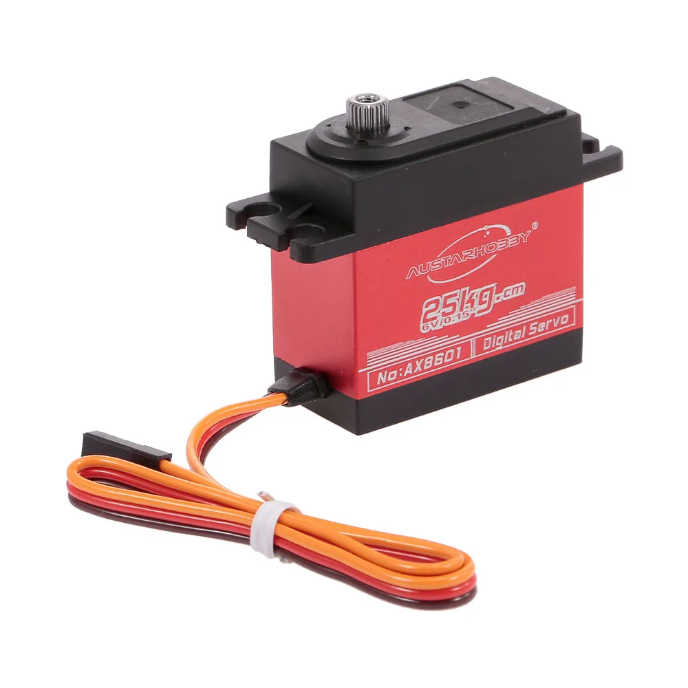 Цифровой сервопривод AX8601 25 кг металлическая шестерня высокий крутящий момент