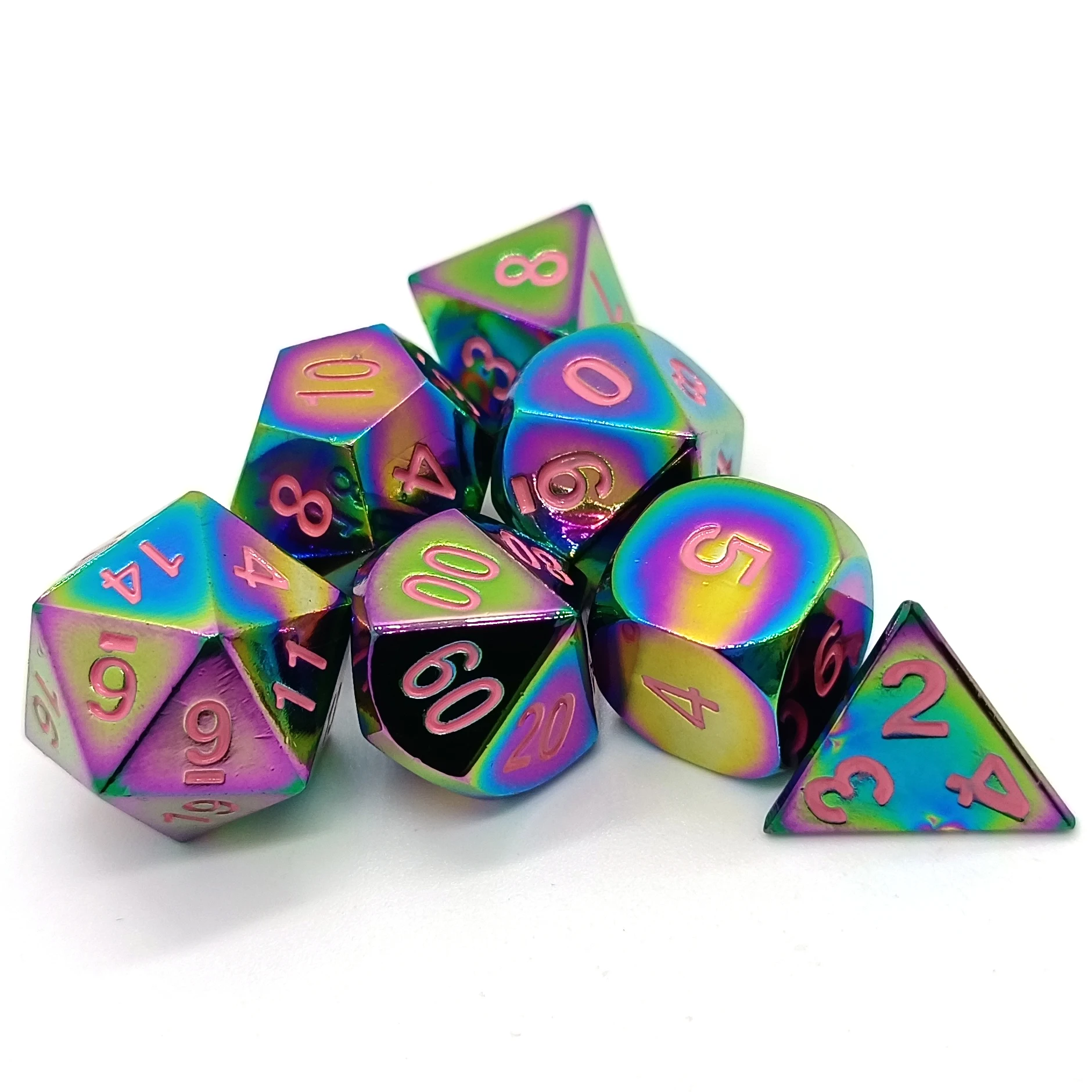 DND role-playing Game dice MTG Pathfinder board game metal D4-D20 polyhedral set | Спорт и развлечения