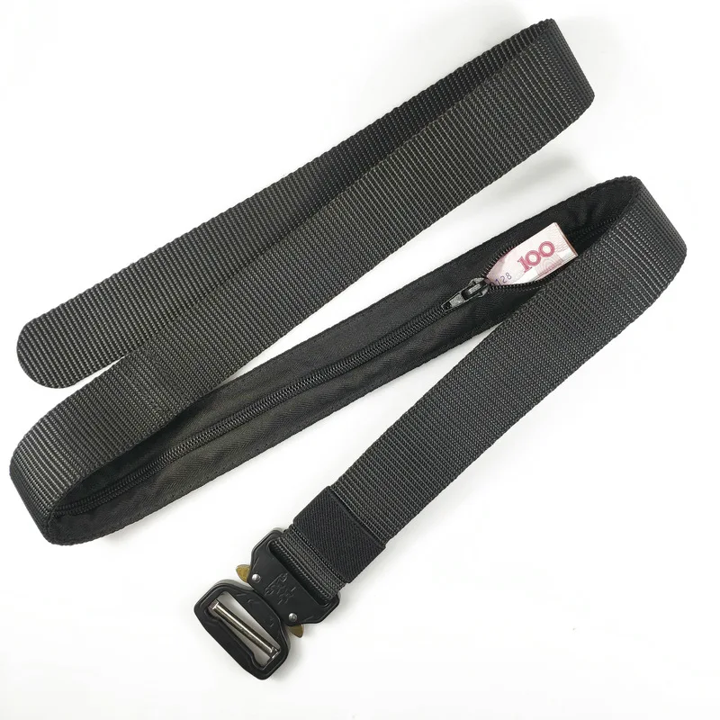 

2021 High Quality Belts For Women 3.8cm Alloy Buckle Men's Outdoor Tactical Quick Release Nylon Pants Belt