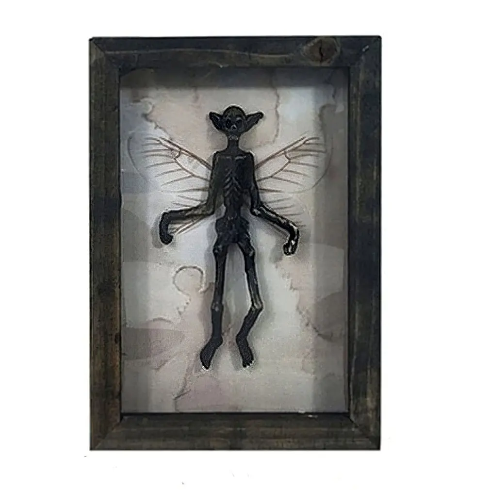 

Dark Wind Mysterious Mummy Specimen Small Photo Frame Halloween Personalized Solid Wood Hanging Frame Decoration